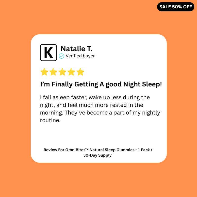 OmniBites™ Natural Sleep Gummies